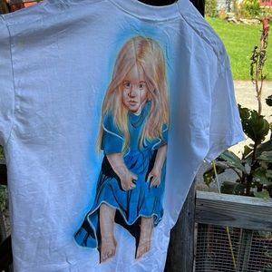 Airbrushed German Doll t-shirt